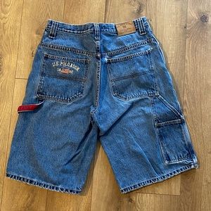 Vintage 90s U.S. Polo Assn Carpenter Jean Shorts